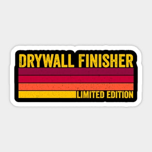 Drywall Finisher Sticker